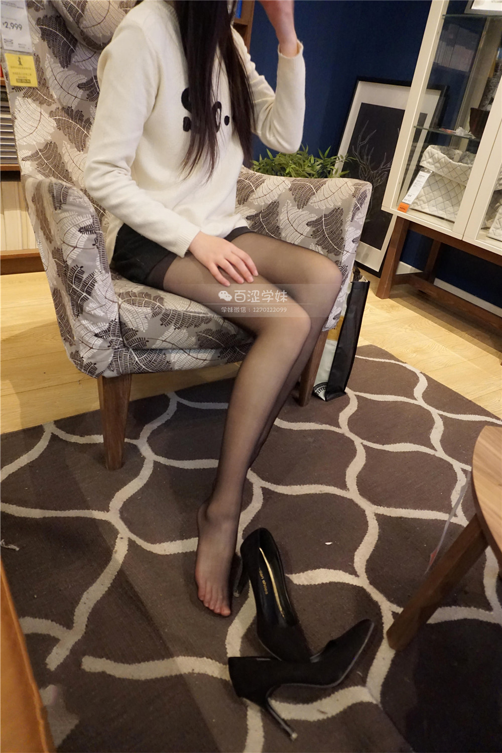 [妖精视觉] NO.046 琳琳 高跟与黑丝 [63P]-玩偶屋