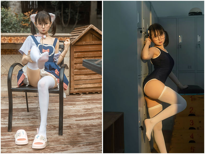 赛高淋酱时期与幼水铃衣对比写真合集封面