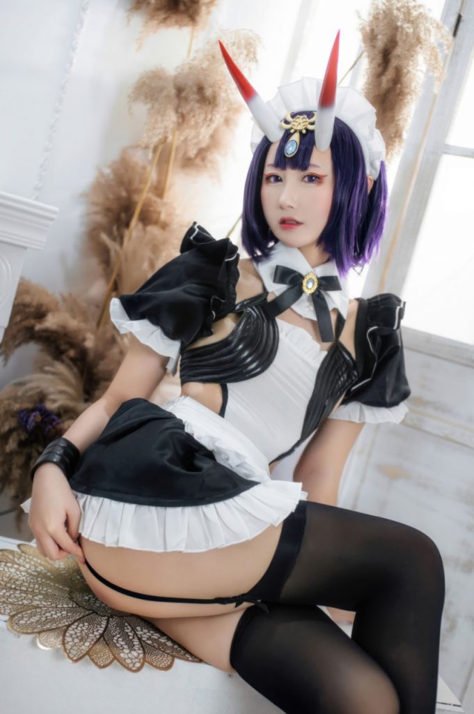 羽生三未 FGO-酒吞童子女仆[20P-148MB]-森女部落