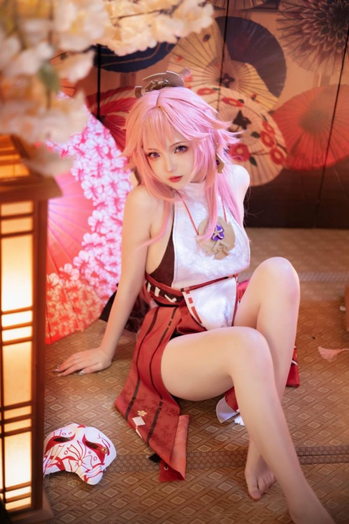 雪晴Astra 八重神子 (原神)[60P2V-1.67GB]VIP-森女部落