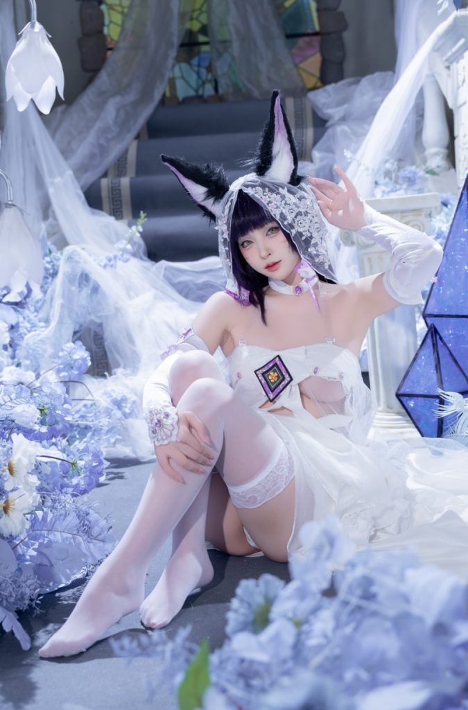 清水由乃 NO.077 碧蓝航线 武藏 紫藤花[51P1V-638MB]VIP-森女部落