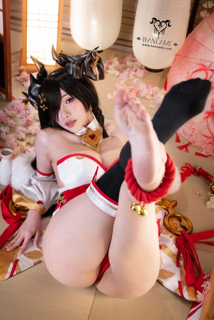 雨波HaneAme – NO.410 Lustful Goat Miko 邪羊巫女写真书[88P-511MB]VIP-森女部落