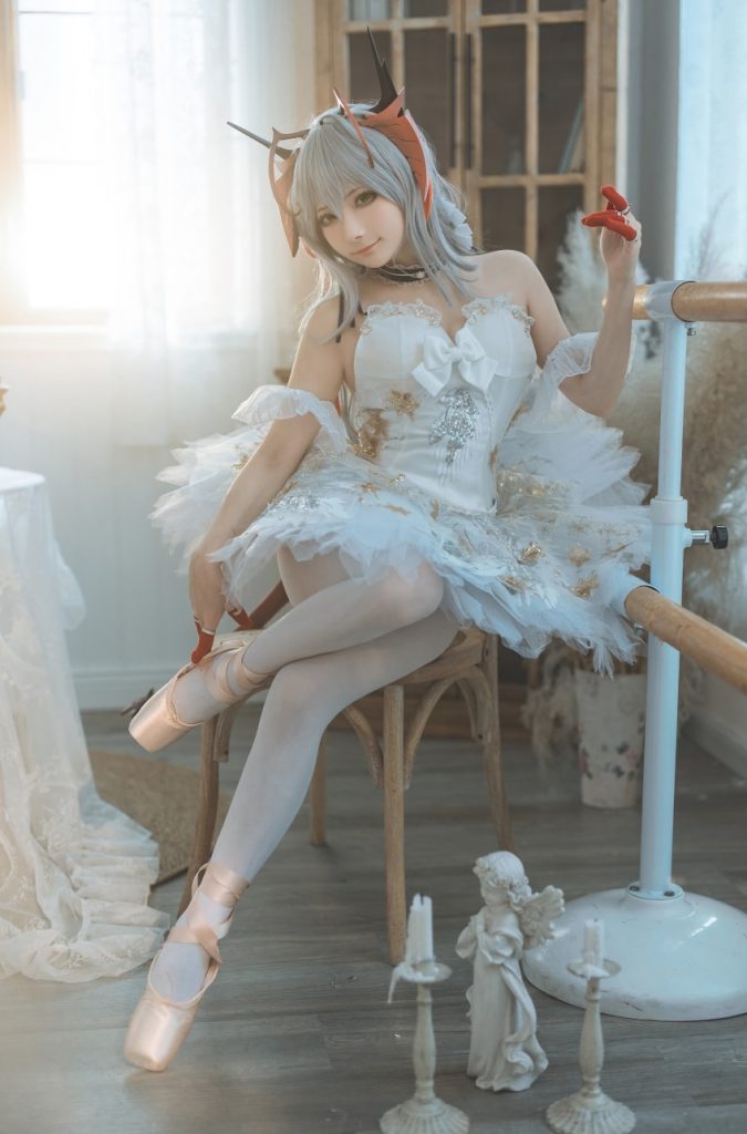 是三不是世w – NO.45 明日方舟-W芭蕾[27P-190MB]-森女部落