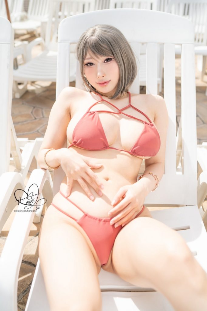 雨波HaneAme – NO.412 Original_Tangerine Heat swimsuit_橘爆夏日！泳裝[55P-234MB]VIP-森女部落