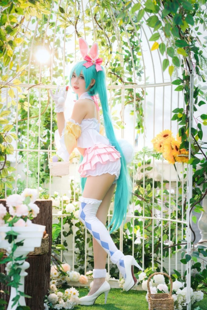 焖焖碳 NO.047 初音未来复活节兔子[22P-162MB]-森女部落
