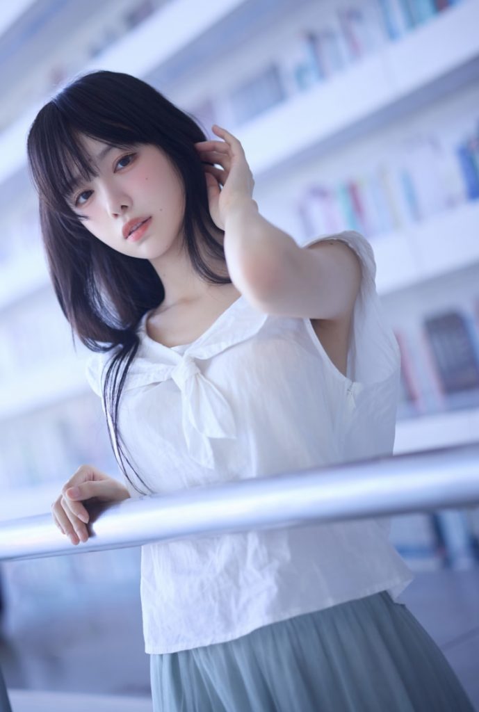 Shika小鹿鹿 NO.134 图书馆 [16P-294MB]-森女部落